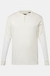 John F. Gee Henley, lange mouwen, ribjersey, tot 8XL