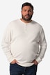 John F. Gee Henley, lange mouwen, ribjersey, tot 8XL