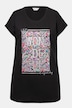 Oversized Crew Neck T-Shirt with Colorful Print
