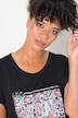 Oversized Crew Neck T-Shirt with Colorful Print