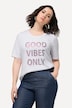 T-shirt, Good Vibes Only, ronde hals, korte mouwen