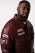 Blouson en cuir véritable STHUGE, esprit Teddy américain, col chemise - jusqu'au 7 XL