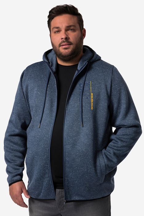 Men+ Strickfleece-Jacke, Kapuze, bis 8 XL