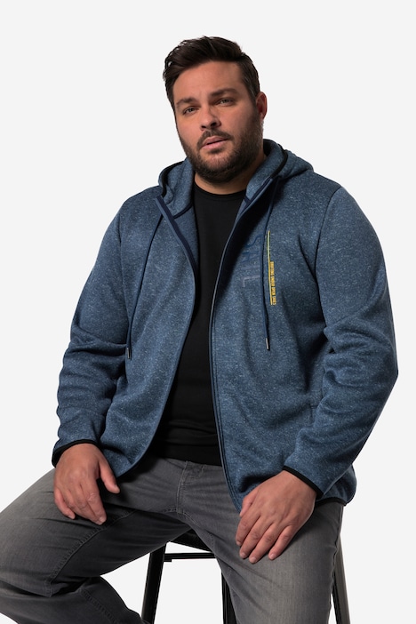 Men+ Strickfleece-Jacke, Kapuze, bis 8 XL