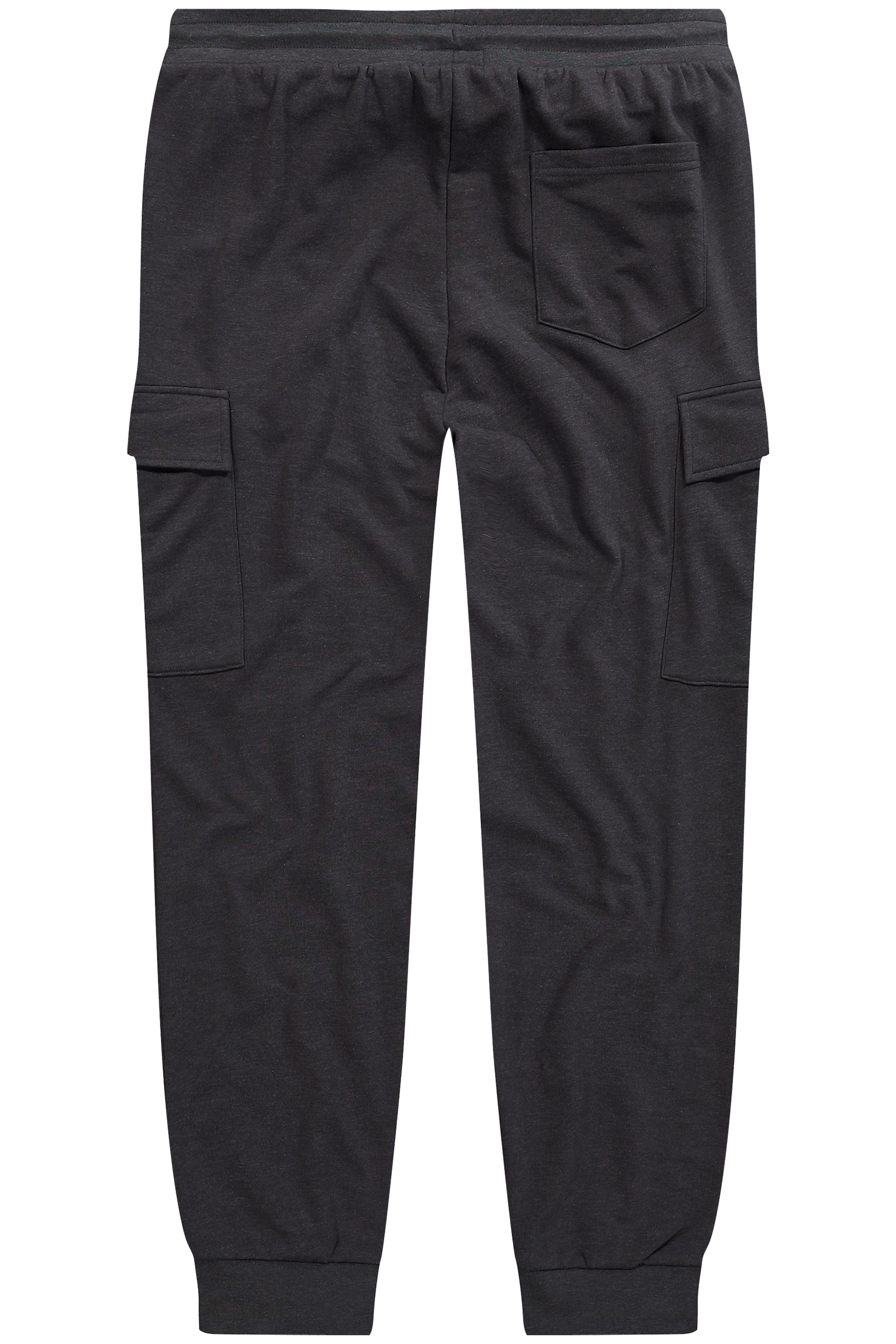 Men Plus große Größen Cargohose lang L dunkelgrau melange Cargo Jogginghose - Produktbild 1