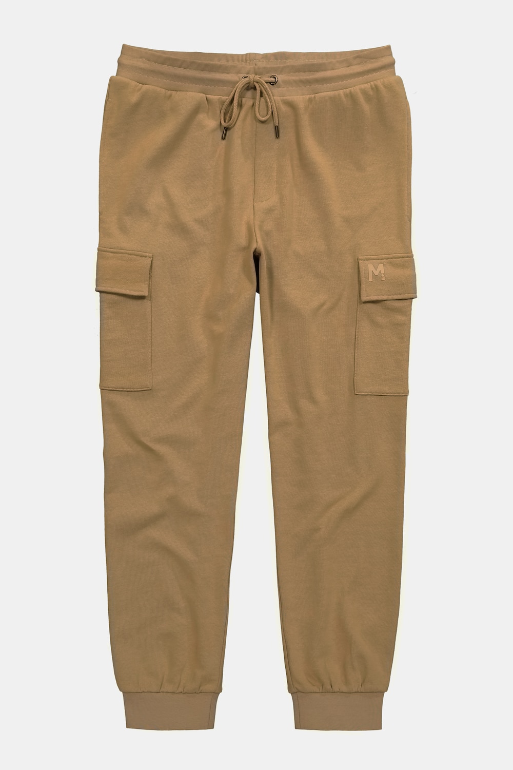 Stora storlekar Mjukisbyxa, Her, brun, storlek: 4XL, Bomull, Men Plus