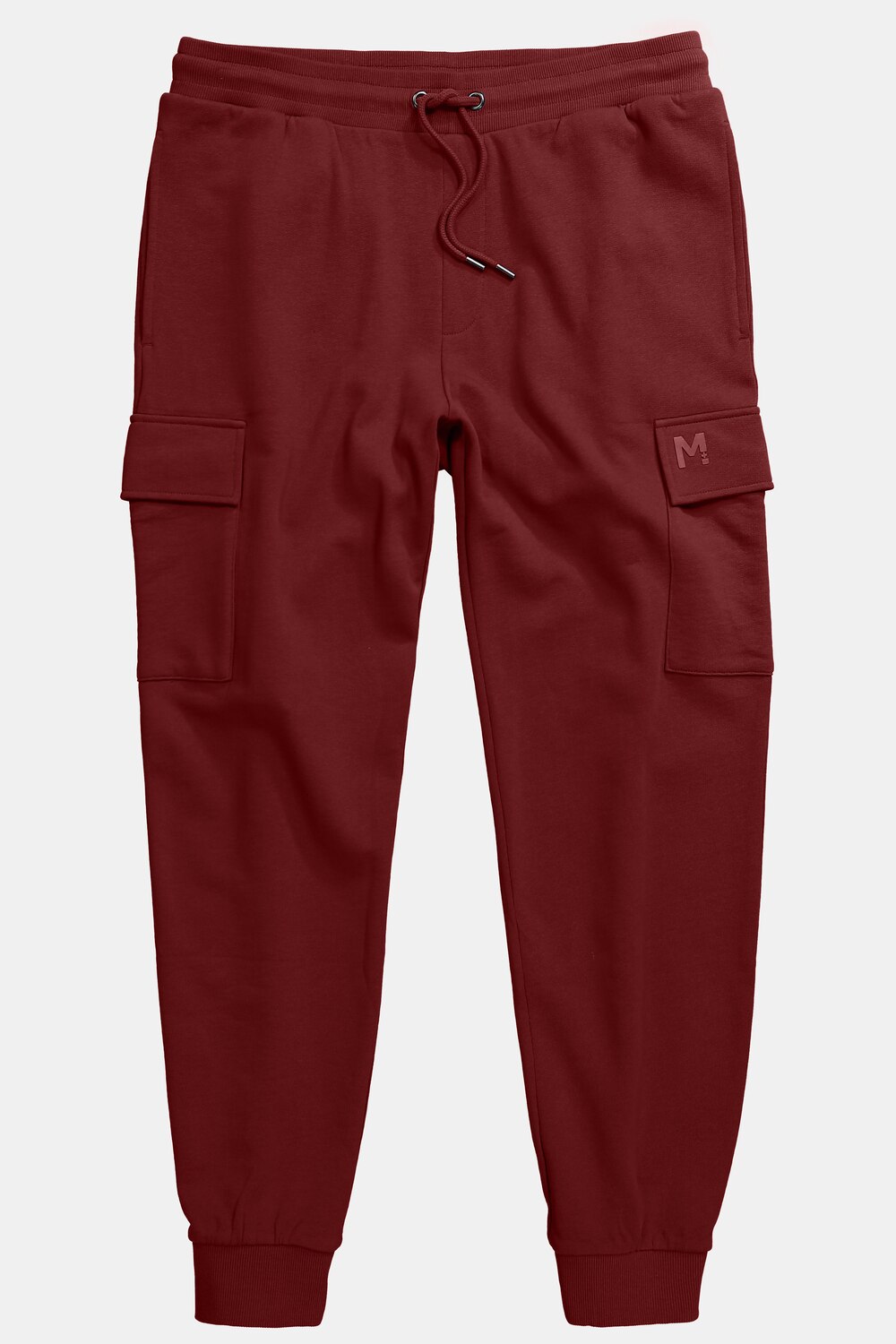 Stora storlekar Mjukisbyxa, Her, röd, storlek: 8XL, Bomull, Men Plus