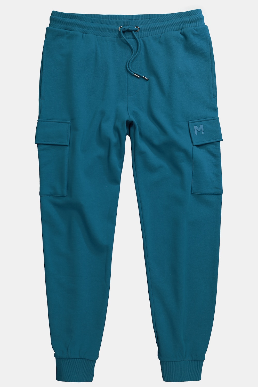 Stora storlekar Mjukisbyxa, Her, turkos, storlek: 4XL, Bomull, Men Plus