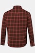 Chemise en flanelle JP 1880 à carreaux. Col Kent. Coupe Modern Fit – jusqu'au 8 XL