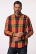JP 1880 Ternet flannelsskjorte, Modern Fit, buttondown-krave, op til 8XL