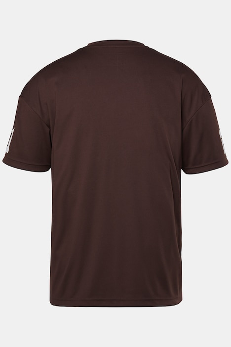 STHUGE T-Shirt, Halbarm, oversized, Mesh, Football-Print, bis 8 XL