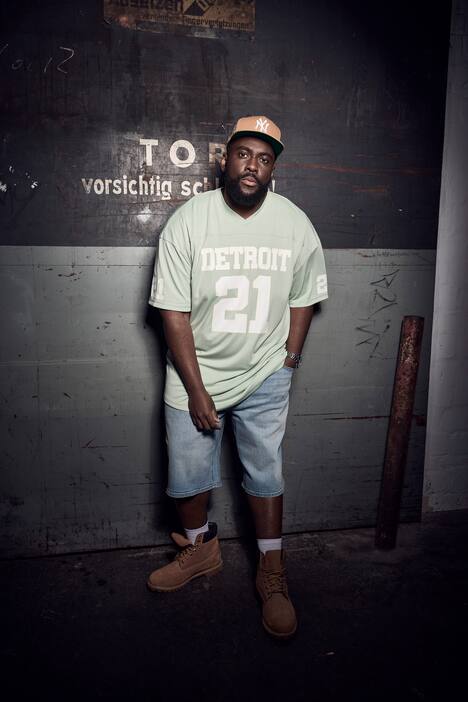 STHUGE T-Shirt, Halbarm, oversized, Mesh, Football-Print, bis 8 XL