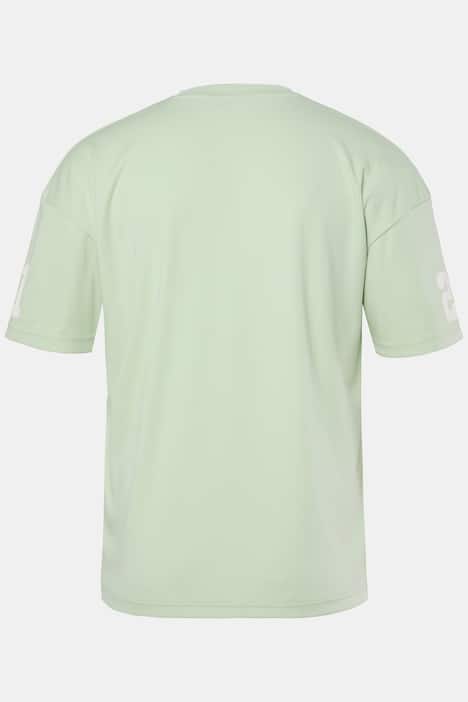 STHUGE T-shirt, halve mouw, oversized, mesh, voetbalprint, tot 8XL