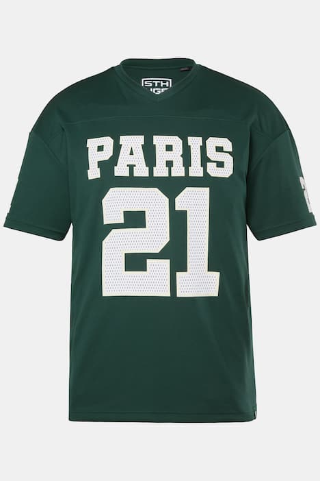 STHUGE T-Shirt, Halbarm, oversized, Mesh, Football-Print, bis 8 XL
