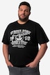Men+ T-shirt, korte mouwen, Buik-Fit, print op de voorkant, tot 8XL