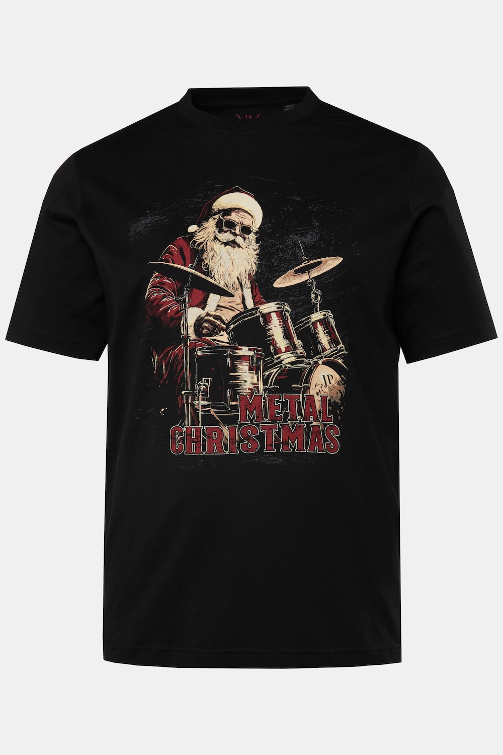 JP 1880 T-Shirt, Halbarm, X-Mas Print, Rundhals, bis 8 XL
