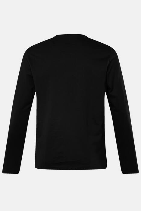 Men+ T-Shirt, Langarm, großer XMAS-Print, Rundhals, bis 8 XL