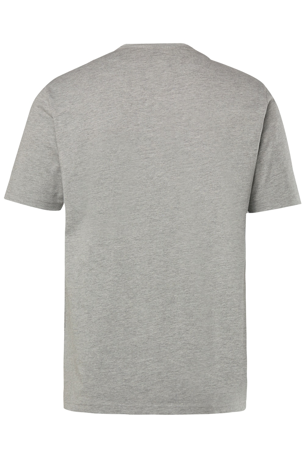 Stora storlekar T-shirt, Her, grå, storlek: L, Bomull, Men Plus