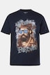 Men+ T-shirt, korte mouw, traditioneel motief, V-hals, tot 8XL
