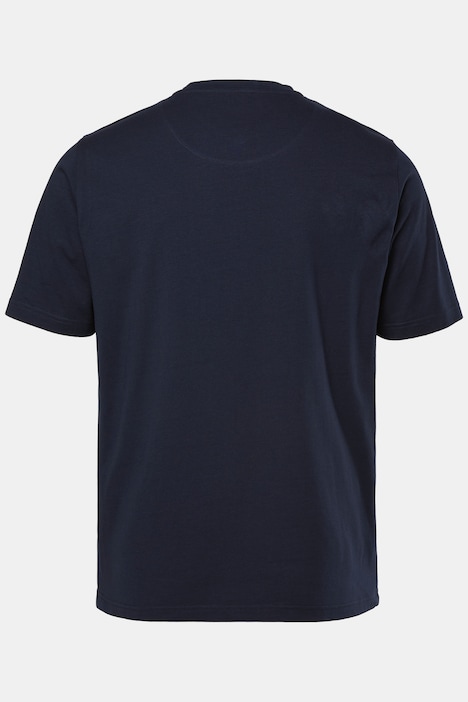 Men+ T-Shirt, Halbarm, Trachten-Motiv, V-Ausschnitt, bis 8 XL