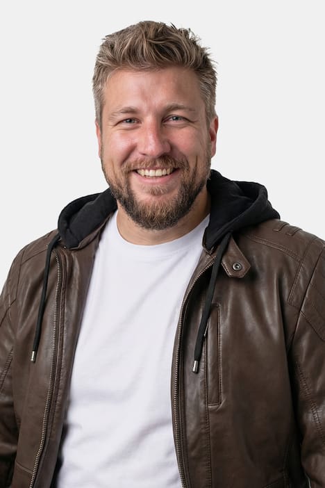 Men+ Lederjacke, Leder, abnehmbare Jersey-Kapuze, Zipper, bis 7 XL