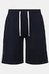 Jerseyshorts, brede ben, elastisk talje, bindebånd