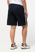 Jerseyshorts, brede ben, elastisk talje, bindebånd