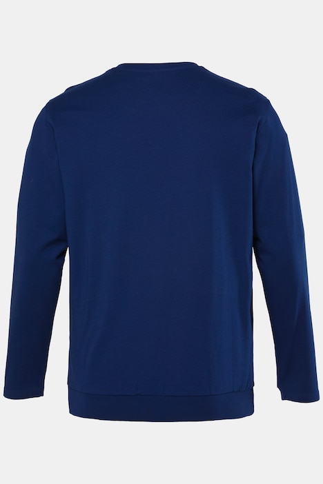 Schlafanzug, Zweiteiler, Bauchfit, Langarm, bis 8 XL
