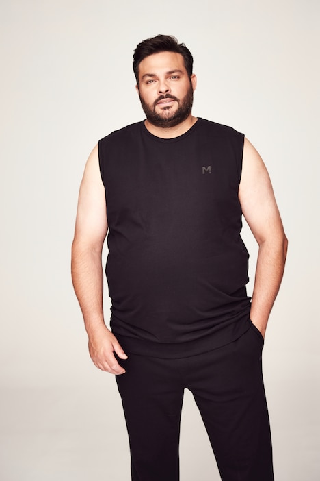 Men+ Unterhemd Bauchfit, breite Träger, bis 8 XL