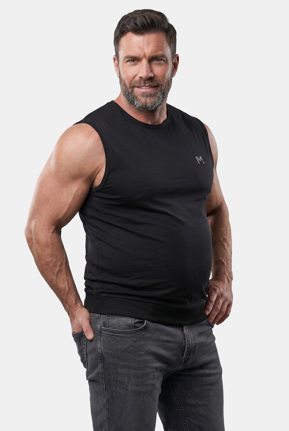 Unterhemd Bauchfit, breite Träger, bis 8 XL