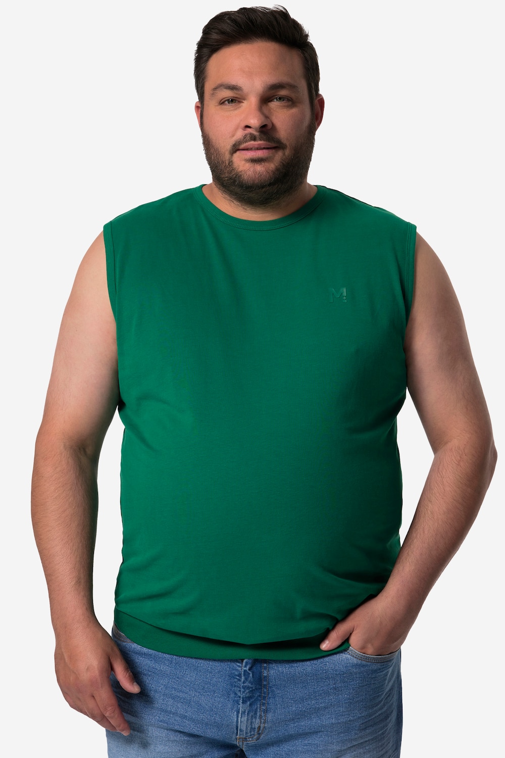 Men+ Unterhemd Bauchfit, breite Träger, bis 8 XL
