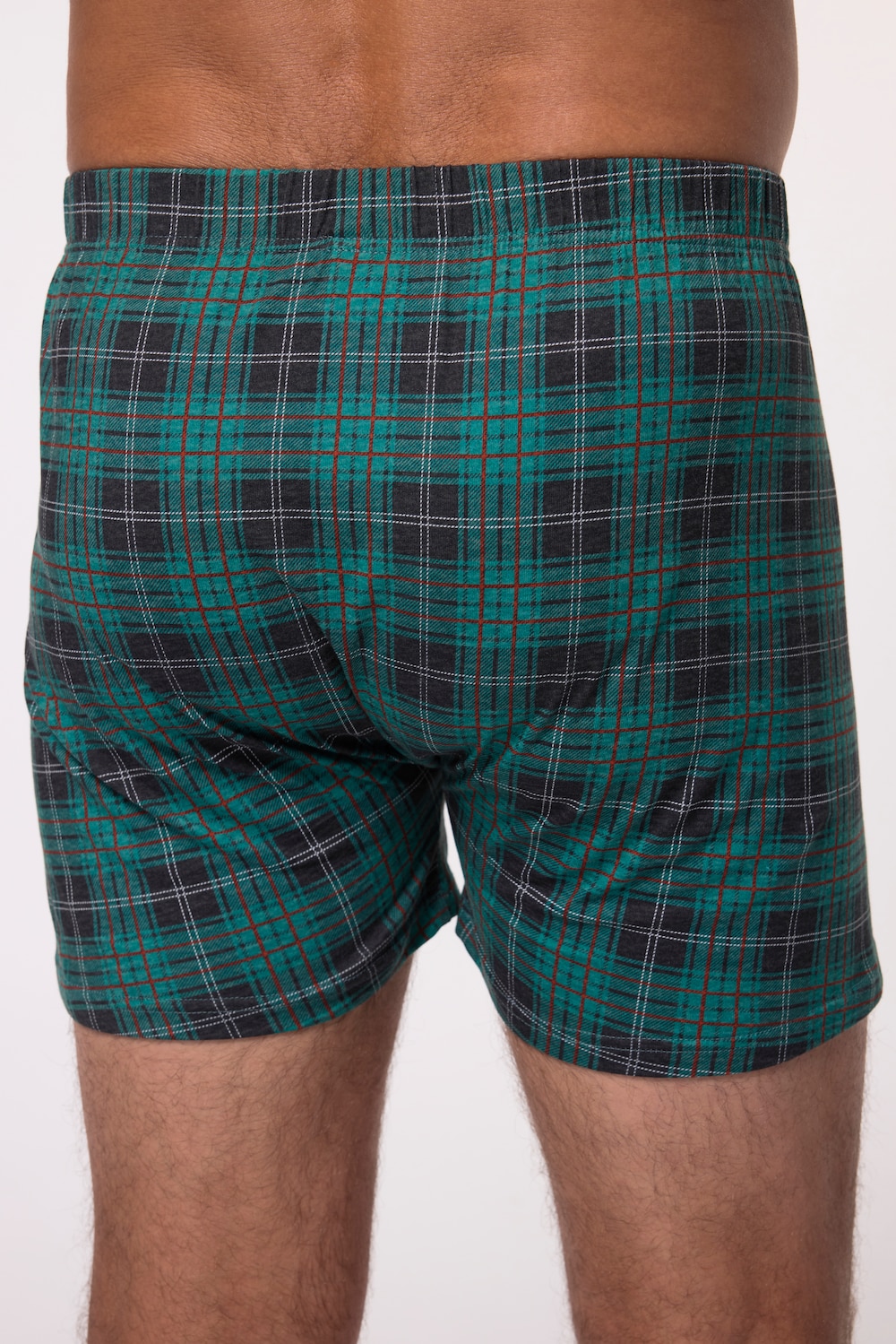 Stora storlekar Boxershorts, Her, blå, storlek: XXL, Bomull, Men Plus