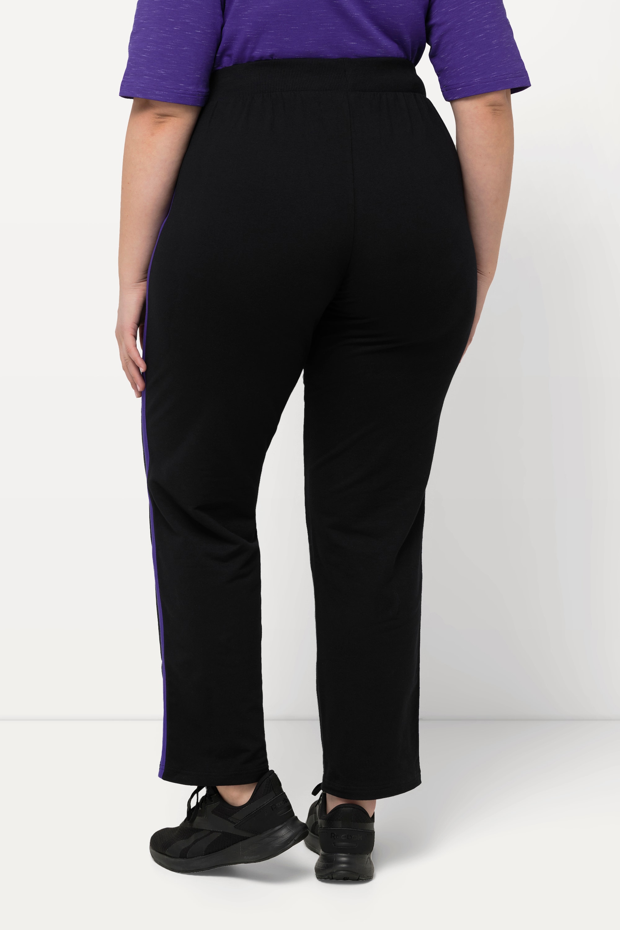 Ulla Popken Damen große Größen Jogginghose Streifen Elastikbund Taschen 832287