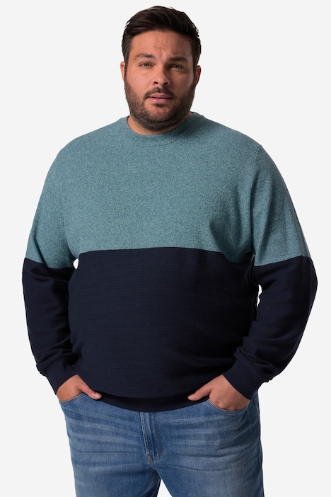 Men+ Pullover, Streifen, bis 8 XL