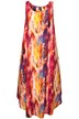 Šaty, barevný potisk, A střih, kulatý výstřih, bez rukávů