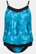 Tankini, softcups, rund hals, justerbare stropper