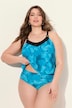 Tankini, softcups, rund hals, justerbare stropper