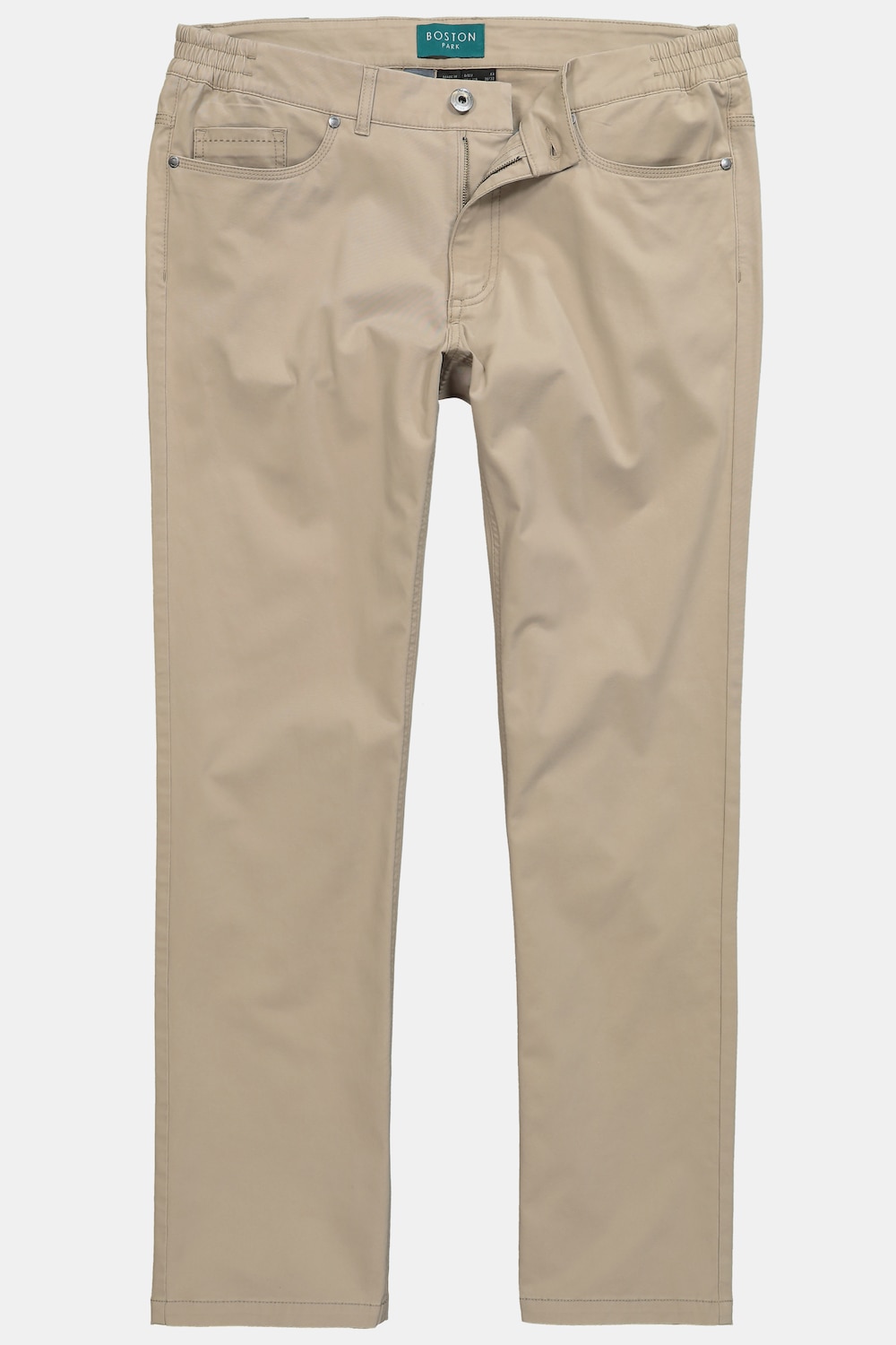 Stora storlekar Jeans, Her, beige, storlek: 27, Bomull, Boston Park