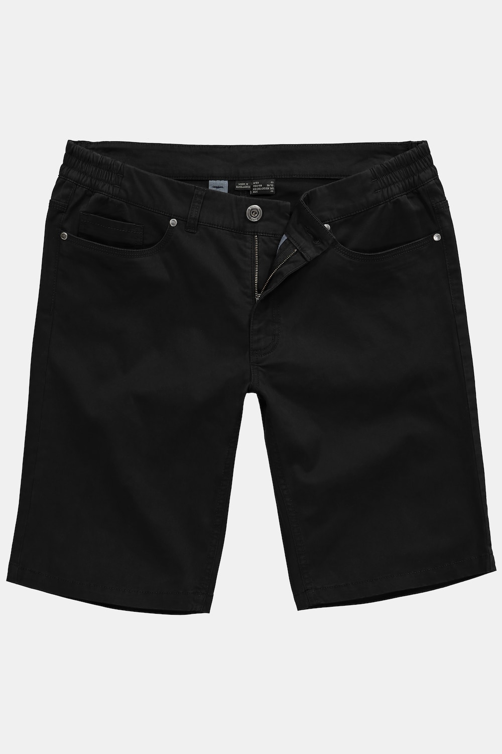 Stora storlekar Shorts, Her, svart, storlek: 54, Bomull, Boston Park