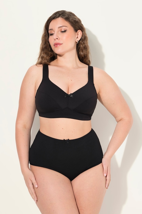 Soutien-gorge souple, sans armatures, bretelles larges - bonnet C-E