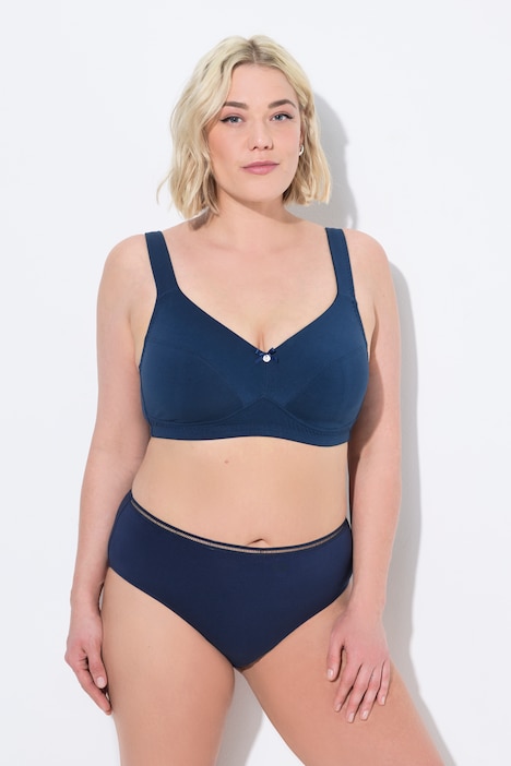 Soutien-gorge souple, sans armatures, bretelles larges - bonnet C-E