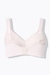 Soutien-gorge souple. Sans armatures. Bretelles larges - bonnet C-E