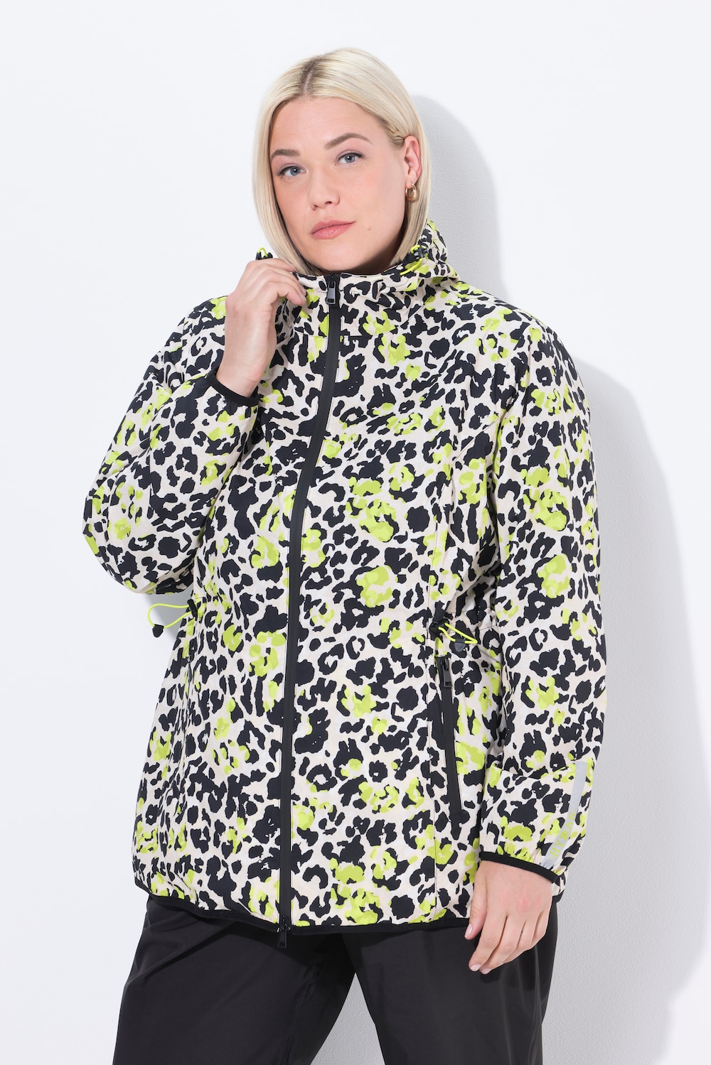 Große Größen Regenjacke, Damen, grün, Größe: 50/52, Polyester, Ulla Popken