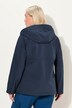 Softshelljacke, Kapuze, Zipptaschen, Klettriegel