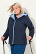 Softshelljacke, Kapuze, Zipptaschen, Klettriegel