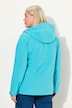 Softshell-jakke, hette, glidelåslommer, borrelås