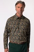 Boston Park camisa, manga larga, motivo floral, cuello kent, Comfort Fit, hasta la 8 XL