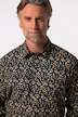 Boston Park camisa, manga larga, motivo floral, cuello kent, Comfort Fit, hasta la 8 XL