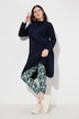 Legging en coton bio, motif feuilles et boutons fantaisie