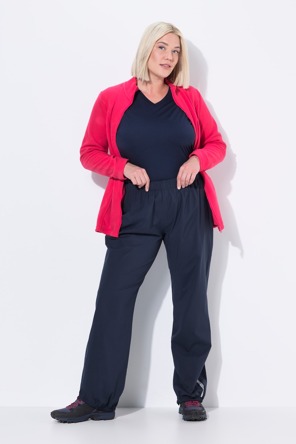 Große Größen Regenhose, Damen, blau, Größe: 58/60, Polyester, Ulla Popken